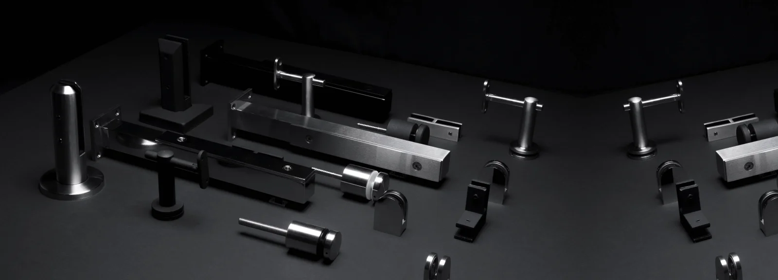 Glass railing hardware image